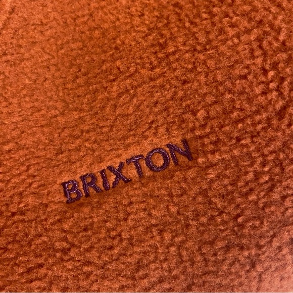 Brixton Burnt Henna Weekender Blanket Muscle Crew Size M - Picture 4 of 6